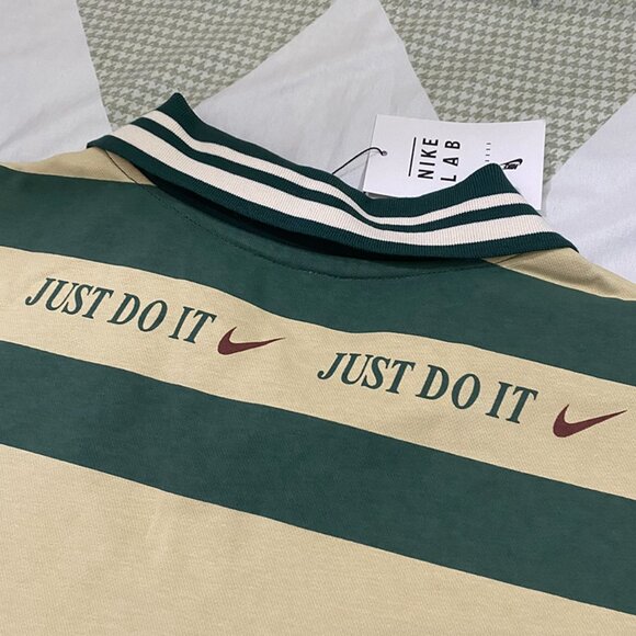 Nike Lab Series Striped Long-Sleeve Polo Shirt - Picture 10 of 10